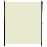vidaXL Rolgordijn voor buiten 200x270 cm crème
