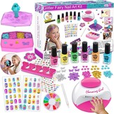 LemonDream Kindermake-up Nail Art Set met Nagelstudio en Stickers