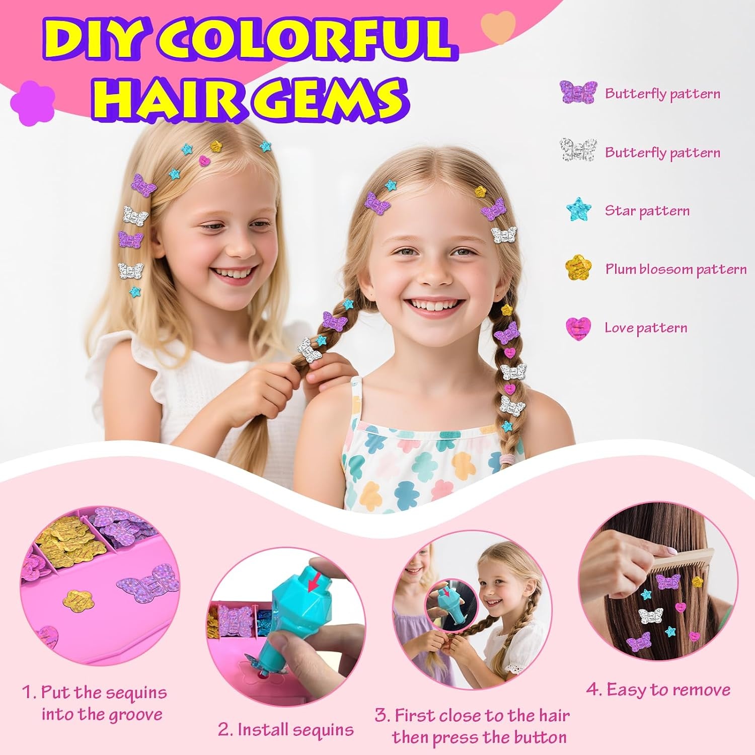 LemonDream Kindermake-up Nail Art Set met Nagelstudio en Stickers
