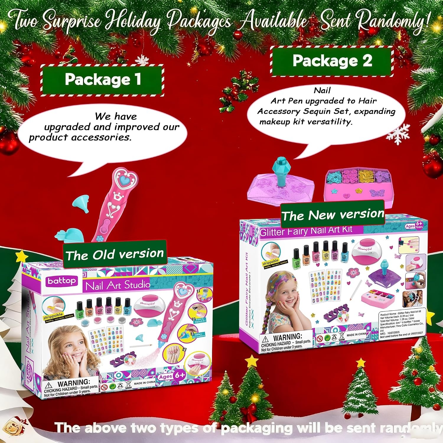 LemonDream Kindermake-up Nail Art Set met Nagelstudio en Stickers