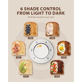 ZACHVO 2-Sneden Broodrooster met LED Timer - Zilver