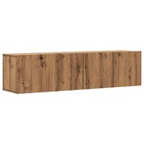 vidaXL Tv-wandmeubel 120x30x30 cm bewerkt hout artisanaal eikenkleurig