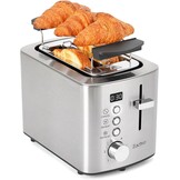 ZACHVO 2-Sneden Broodrooster met LED Timer - Zilver