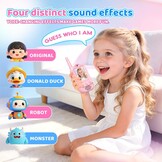 iKidiki Video Walkietalkie Kinderen Oplaadbaar. Walkie Talkie met Camera voor Kinderen 3-12 Jaar. Buitenspeelgoed, Verjaardagscadeau voor Jongens en Meisjes.
