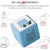 tonies Toniebox My First Helden Disney Blauw, 2 figuren geschiedenis + 1 creatief figuur, geschiedenis & muziekdoos voor kinderen van 3-7 jaar, verhalenverteller, robuust en eenvoudig te bedienen
