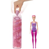 ​Barbie Color Reveal Glitter Hair Swaps pop, glanzend roze met 25 verrassingen voor kapsels en feestjes, waaronder 10 verwisselbare haarextensions, cadeau voor kinderen vanaf 3 jaar, HBG39