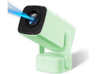 Draagbare mini-projector, SEPYMP 4K, onafhankelijke luidspreker met 5 watt, HD 1080P, 350 ANSI, Android 11, automatische verticale trapeziumcorrectie, vooraf geïnstalleerd met YouTube, Netflix.