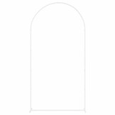 vidaXL Trouwrand Wit 100 x 39 x 200 cm Staal