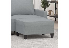Voetenbank Stof Lichtgrijs 70x55x41 cm - 44% Korting!