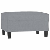 Voetenbank stof lichtgrijs - 70x55x41 cm (46% korting)