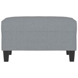 Voetenbank stof lichtgrijs - 70x55x41 cm (46% korting)
