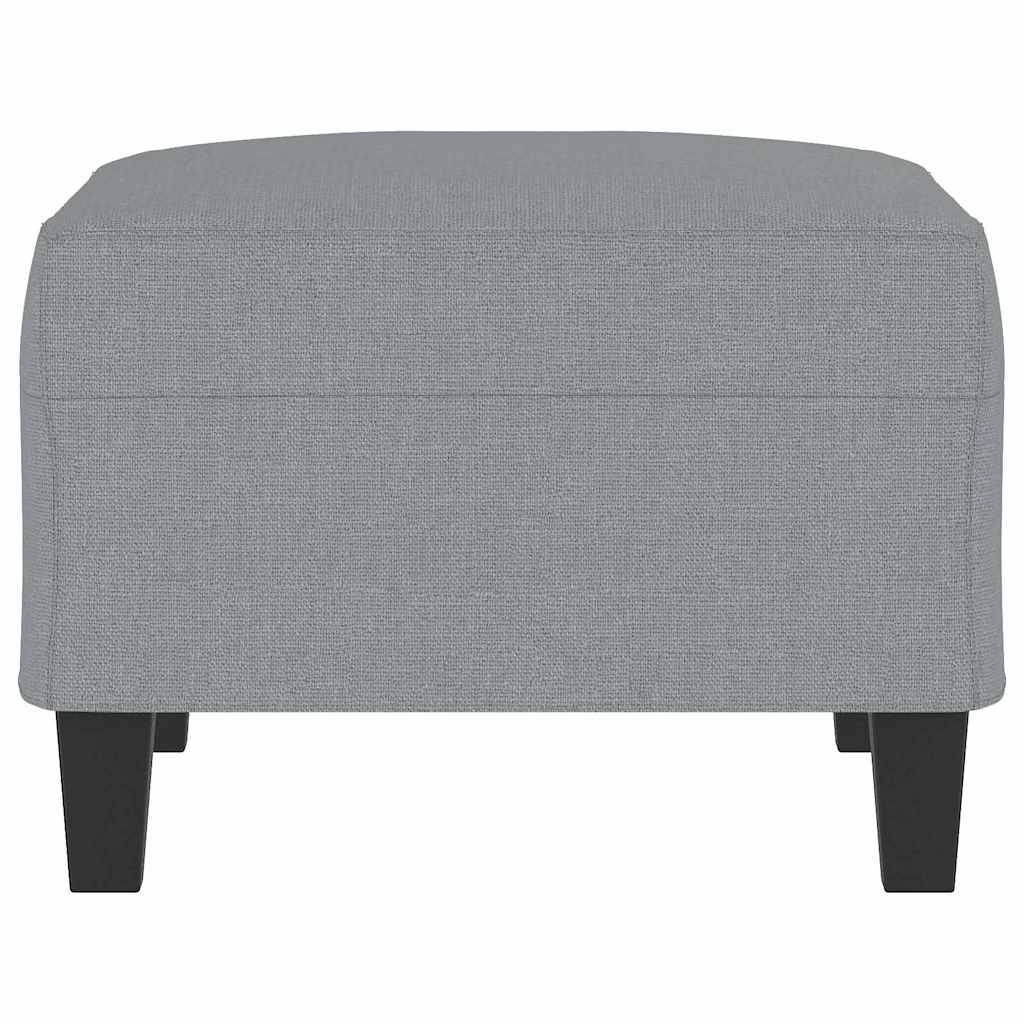 Voetenbank stof lichtgrijs - 70x55x41 cm (46% korting)