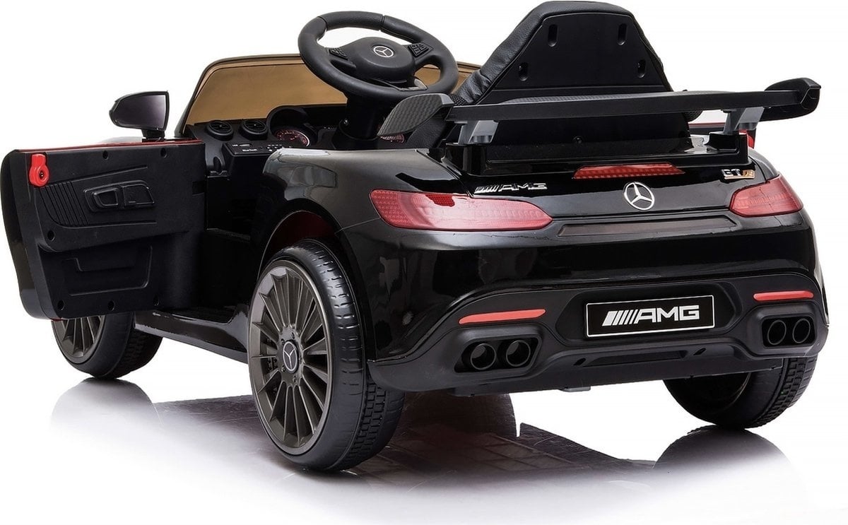 Elektrische Kinderauto Mercedes GTR AMG Zwart - 40% Korting
