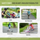 Kinderfietshelm 75% Korting - Verstelbaar, Veilig & Ventilerend