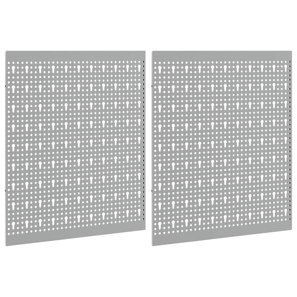 vidaXL Gereedschap Wandpaneel 2 st Grijs 100x60cm - 34% Korting