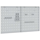 vidaXL Gereedschap Wandpaneel 2 st Grijs 100x60cm - 34% Korting