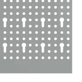 vidaXL Gereedschap Wandpaneel 2 st Grijs 100x60cm - 34% Korting