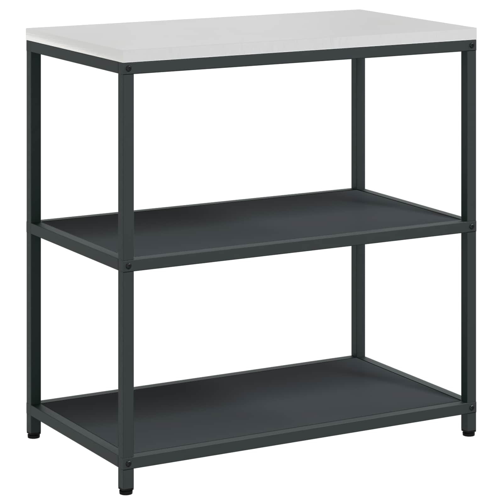 vidaXL Keukenplankeenheid HATTEM Antraciet 90x50x92 cm - 35% Korting!