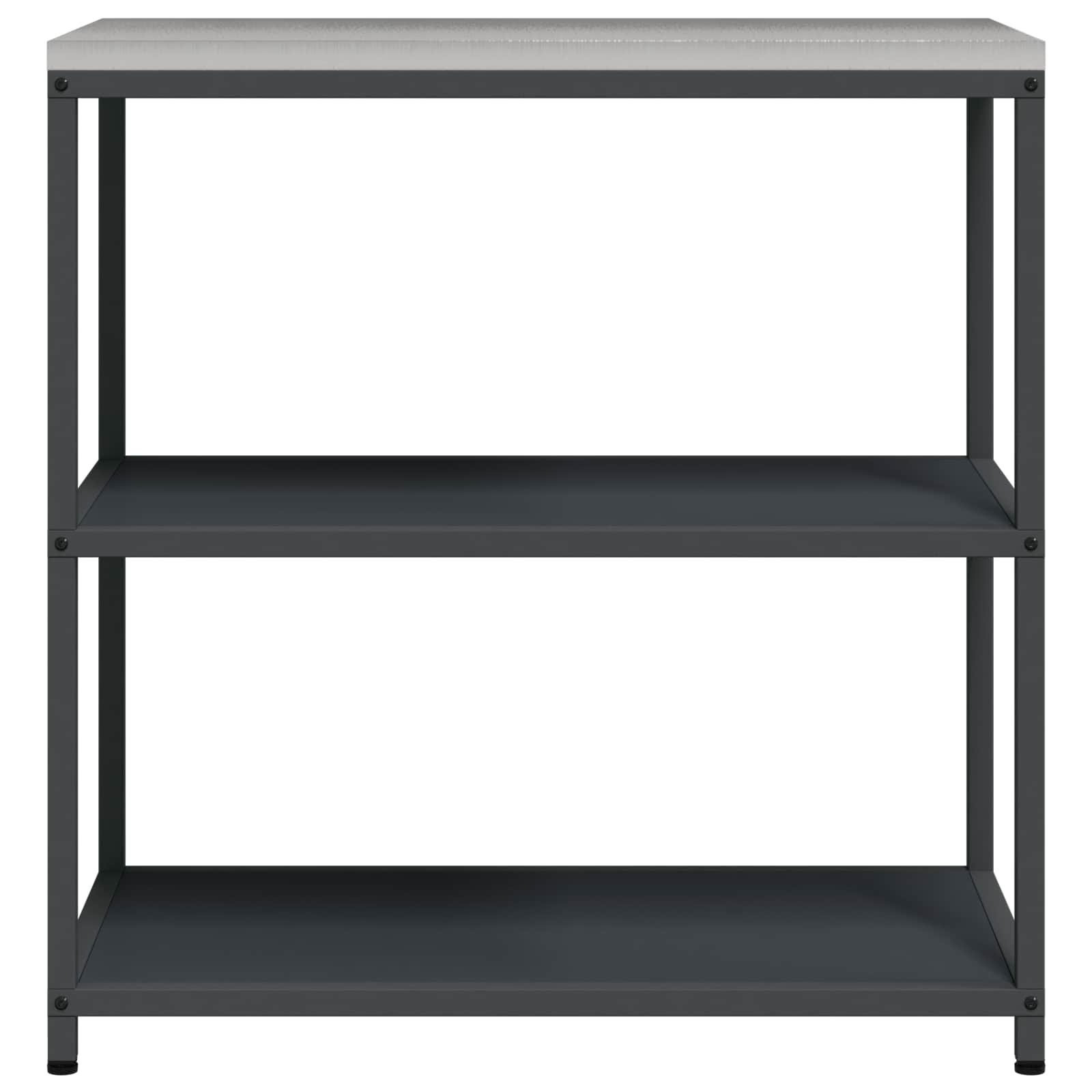 vidaXL Keukenplankeenheid HATTEM Antraciet 90x50x92 cm - 35% Korting!