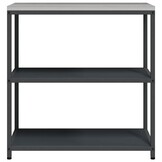 vidaXL Keukenplankeenheid HATTEM Antraciet 90x50x92 cm - 35% Korting!