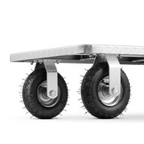 Transportwagen 500kg | Opvouwbaar Stalen Frame | Luchtbanden -35%