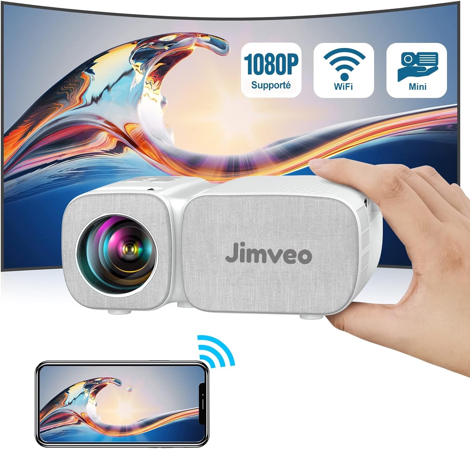 Mini Beamer 8000 Lumen 1080p Full HD met 35% Korting