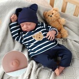 Levensechte Reborn Babypop Jongen Vinyl 50cm - 34% Korting