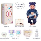 Levensechte Reborn Babypop Jongen Vinyl 50cm - 34% Korting