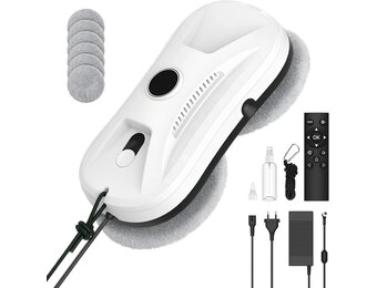 Raamrobot 5600 Pa, Dubbele Sproei, Afstandsbediening - 34% Korting