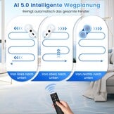 Raamrobot 5600 Pa, Dubbele Sproei, Afstandsbediening - 34% Korting