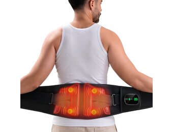Draadloze Warmtegordel Rug met Massage & 5000mAh Accu - 34% Korting!