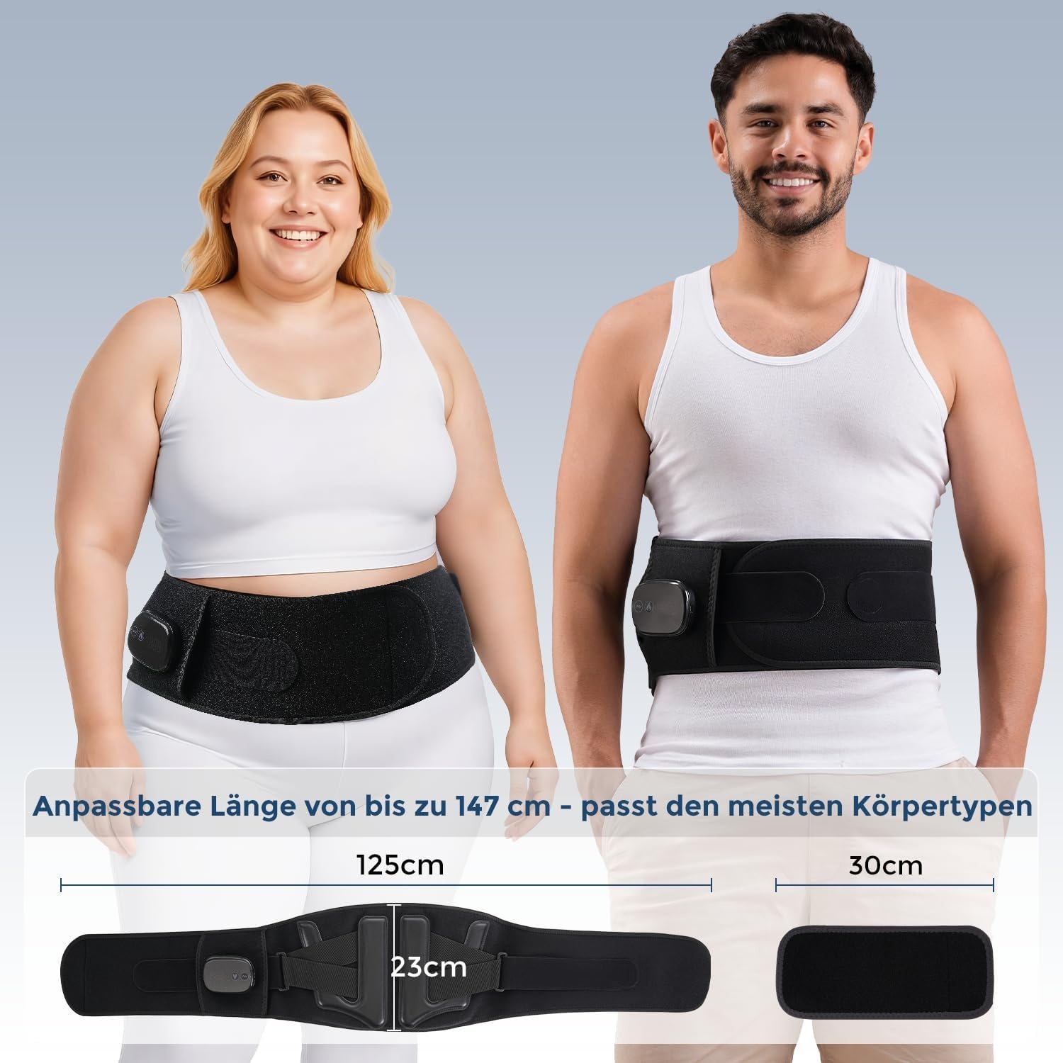 Draadloze Warmtegordel Rug met Massage & 5000mAh Accu - 34% Korting!