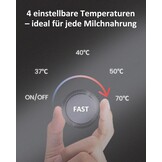 Babyfles Verwarmer & Waterdispenser Zwart | 400W | 29% Korting