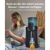 Babyfles Verwarmer & Waterdispenser Zwart | 400W | 29% Korting