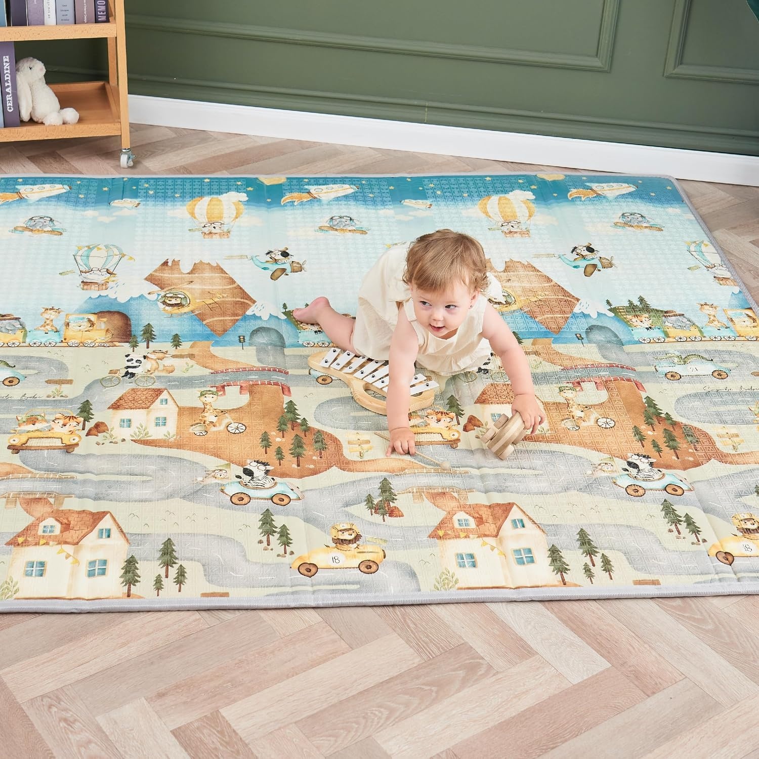Baby Speelmat 150x180cm - Dik, Opvouwbaar & Veilig met 34% Korting!