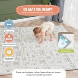 Baby Speelmat 150x180cm - Dik, Opvouwbaar & Veilig met 34% Korting!
