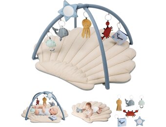 Baby Speelkleed Boho Oceaan met 6 Speeltjes (103x96 cm) - 34% Korting