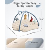 Baby Speelkleed Boho Oceaan met 6 Speeltjes (103x96 cm) - 34% Korting