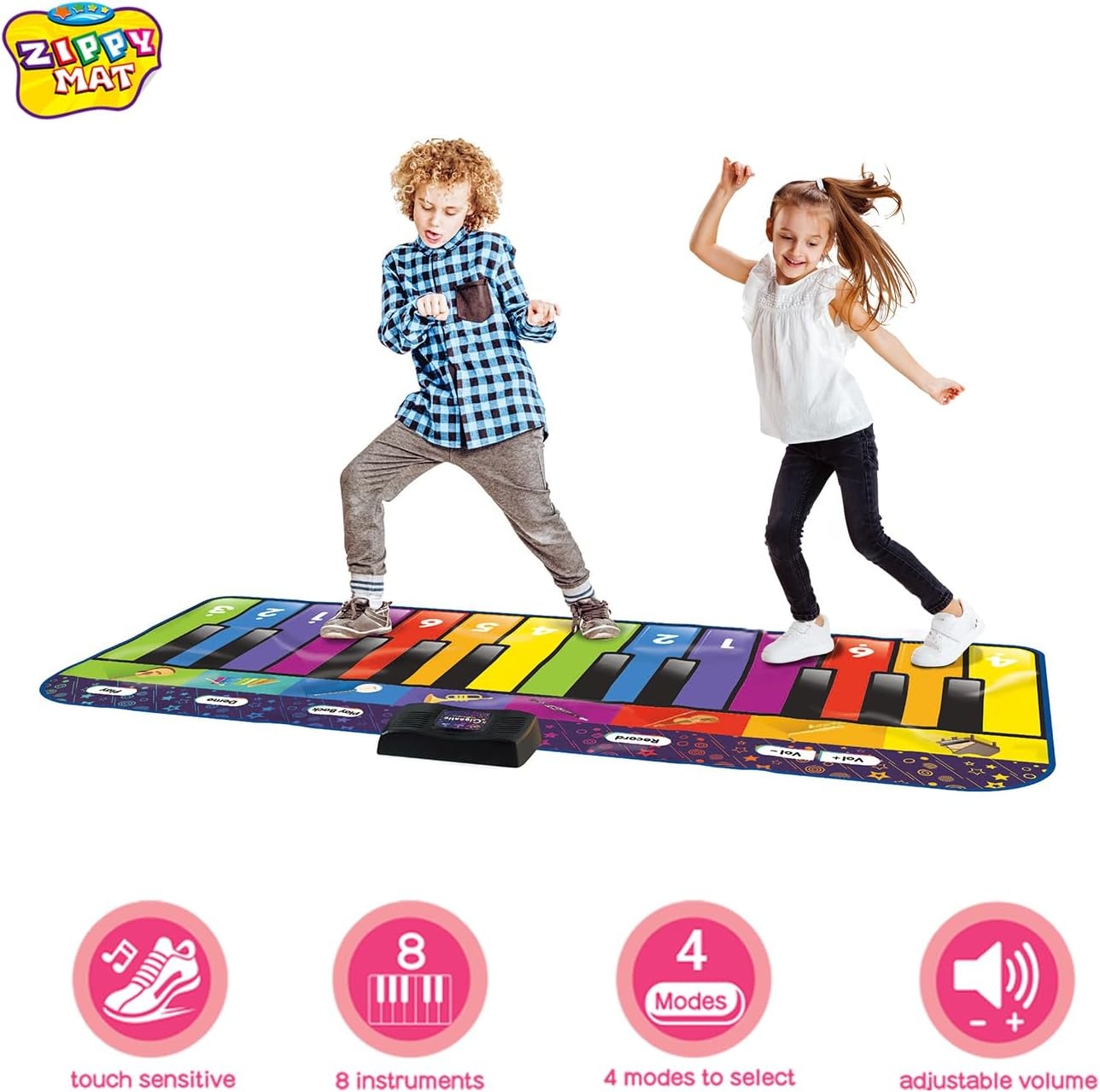 Kinder Pianomat met 24 Toetsen & 8 Instrumenten - 34% Korting