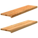 2x Massief Eikenhout Vensterbanken Lichtbruin 100x30cm - 54% Korting
