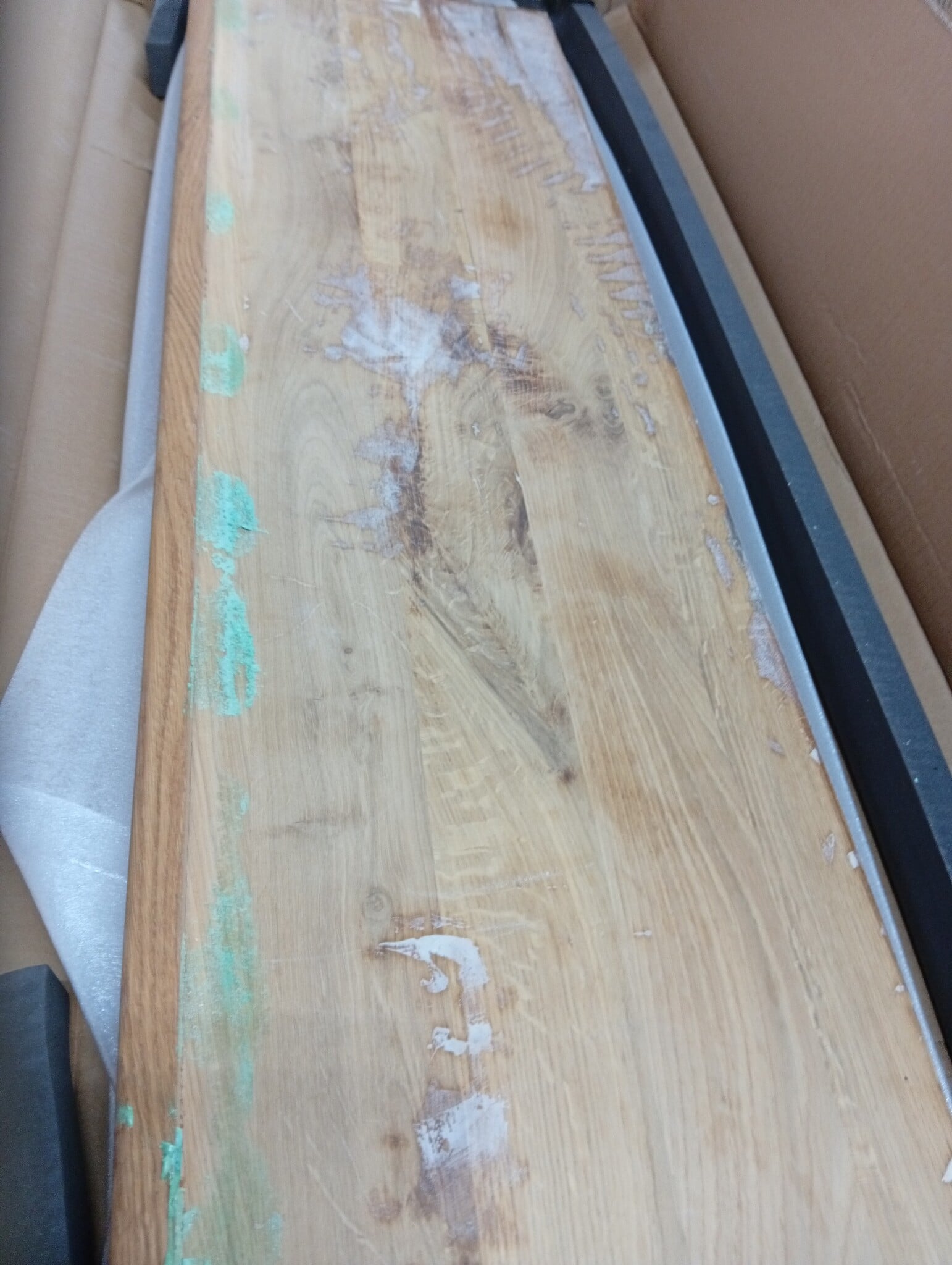 2x Massief Eikenhout Vensterbanken Lichtbruin 100x30cm - 54% Korting