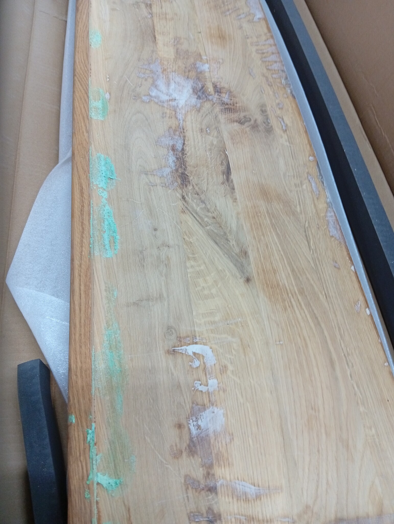 2x Massief Eikenhout Vensterbanken Lichtbruin 100x30cm - 54% Korting