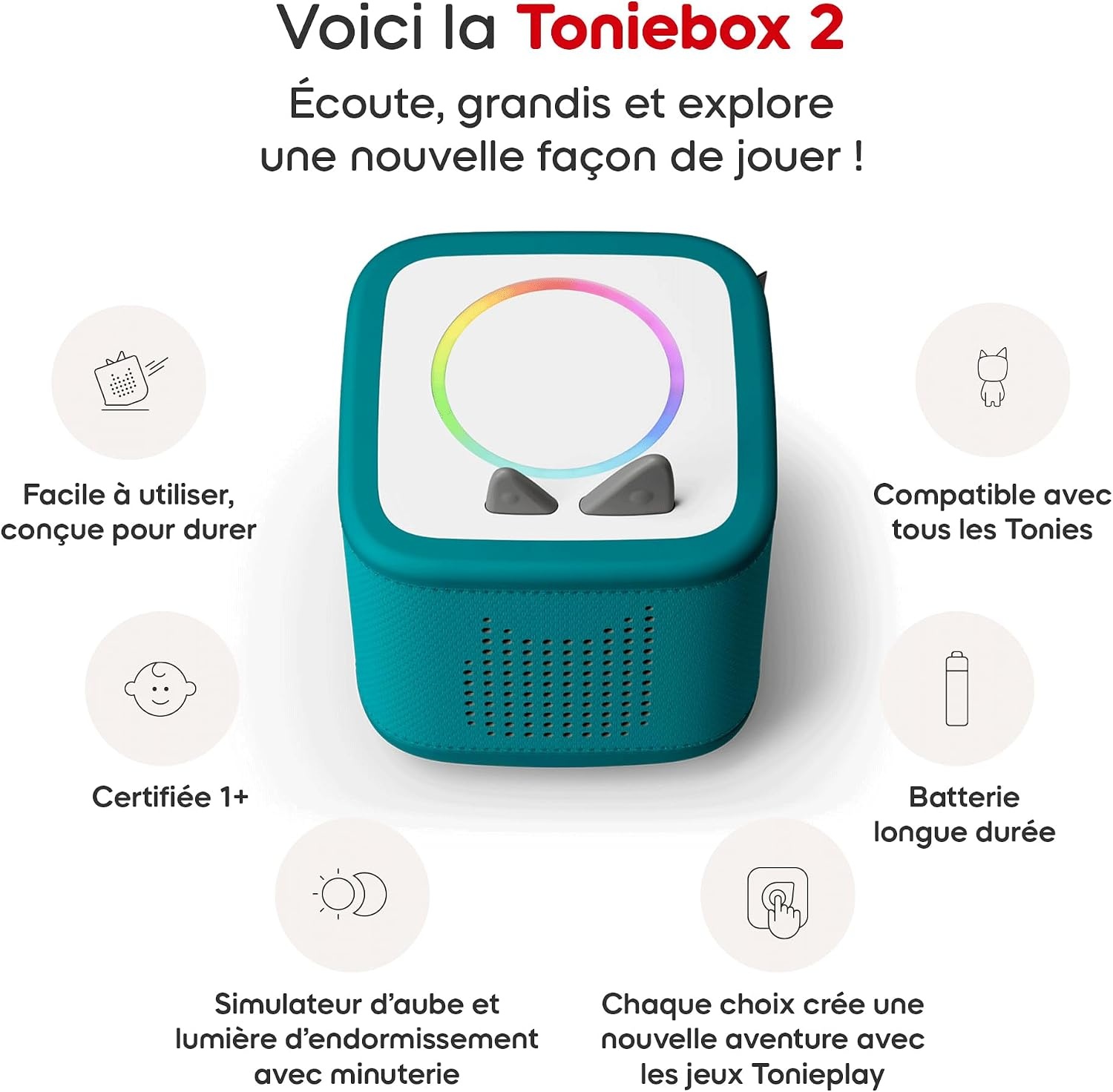 Toniebox Oceaangroen Verhaalbox met Rubie-figuur | 34% Korting