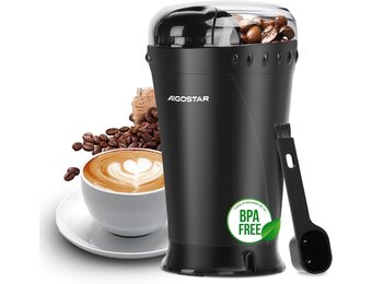 Elektrische Koffiemolen Zwart - 27% Korting
