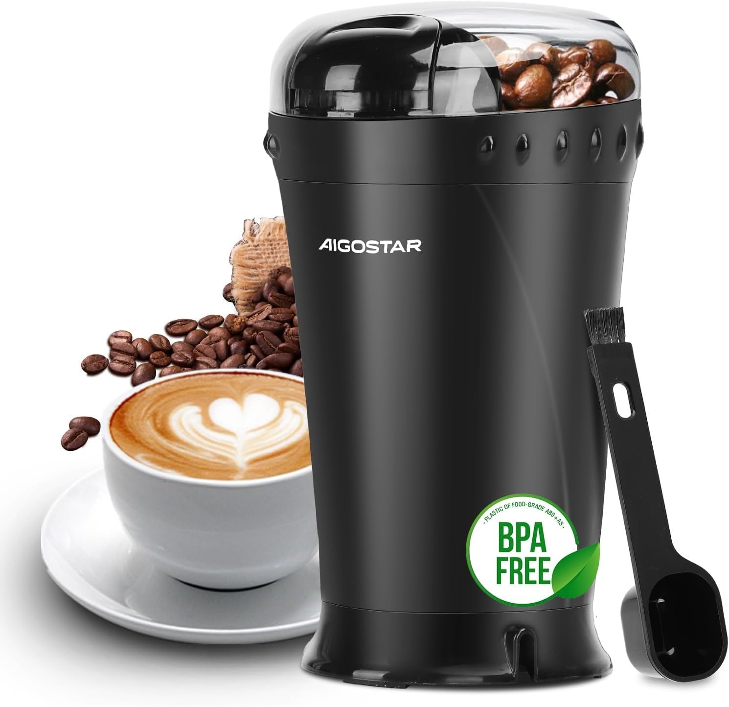 Elektrische Koffiemolen Zwart - 27% Korting
