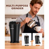 Elektrische Koffiemolen Zwart - 27% Korting