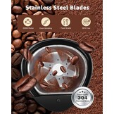 Elektrische Koffiemolen Zwart - 27% Korting