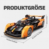 Technic Sportwagen Solus GT Bouwset 1:14, 817 Delen, 34% Korting