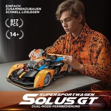 Technic Sportwagen Solus GT Bouwset 1:14, 817 Delen, 34% Korting