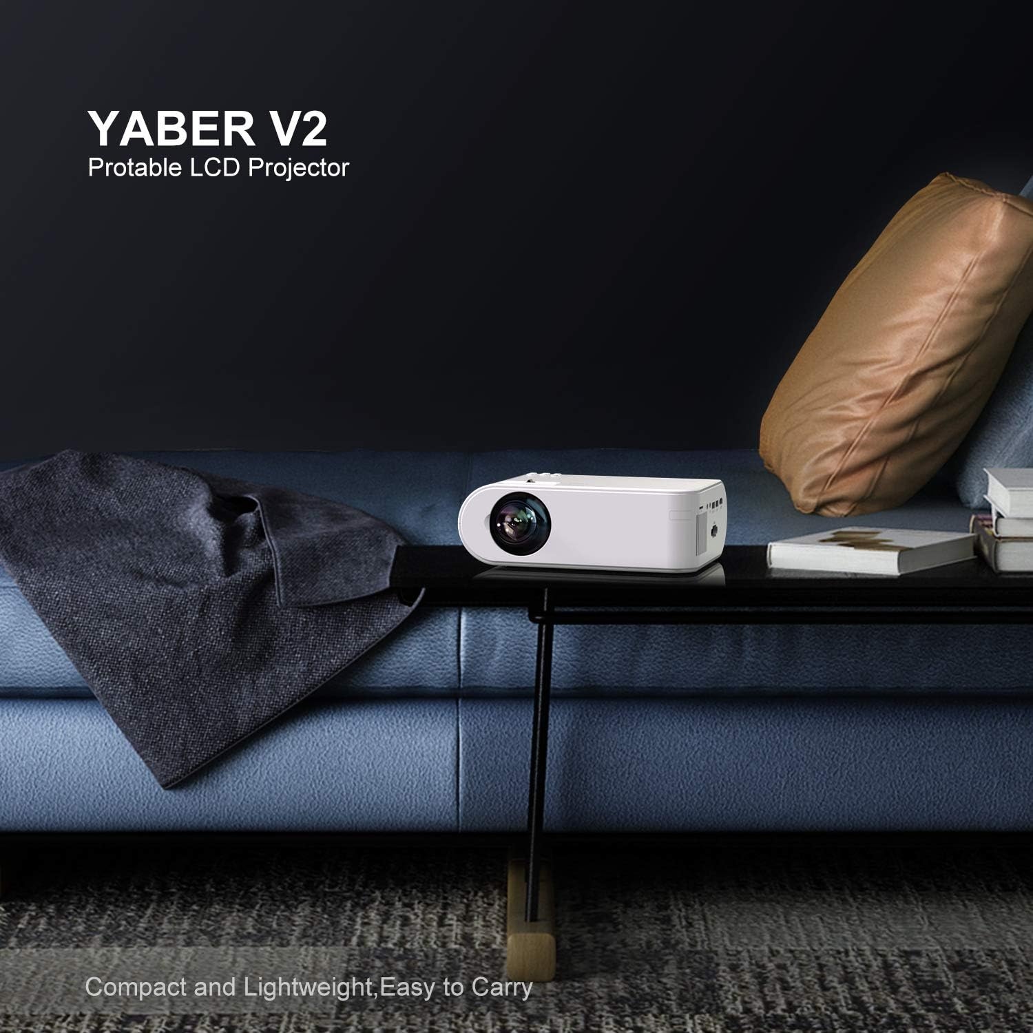 Mini-projector 5800 Lumen Full HD WiFi Incl. Scherm - 35% Korting